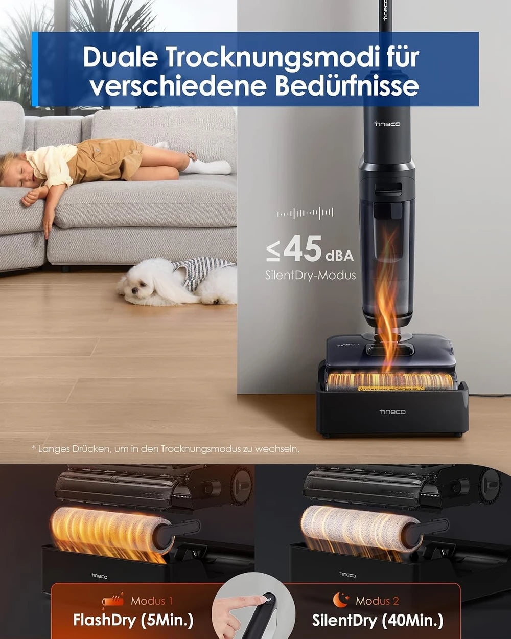 Tineco Floor ONE S7 Stretch Steam Nass-Trockensauger