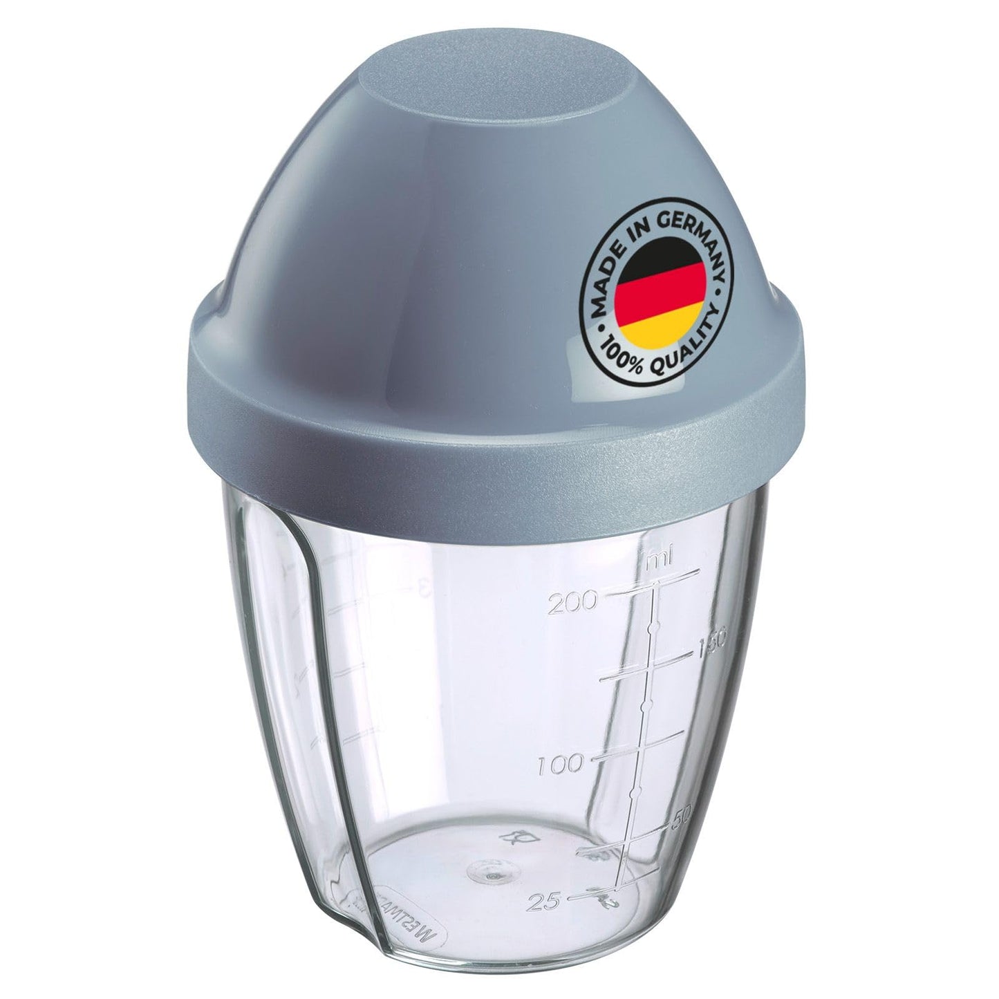 Westmark Mixbecher 250ml mit Mixscheibe Klar Blau